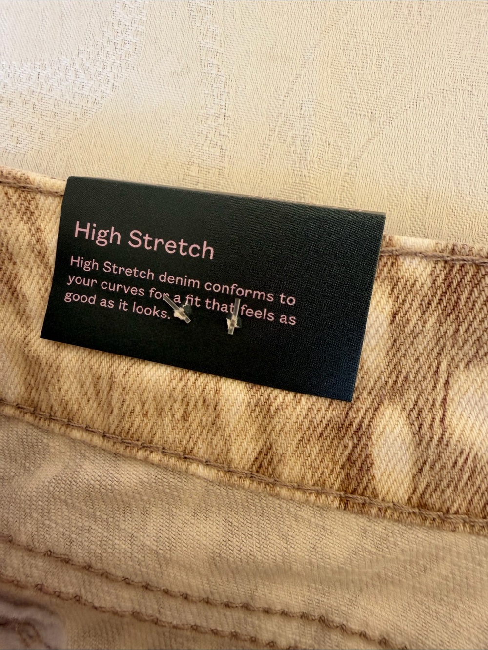 wild fable Deer Print Brown & Cream Spotted Flare Jeans - Picture 4 of 10